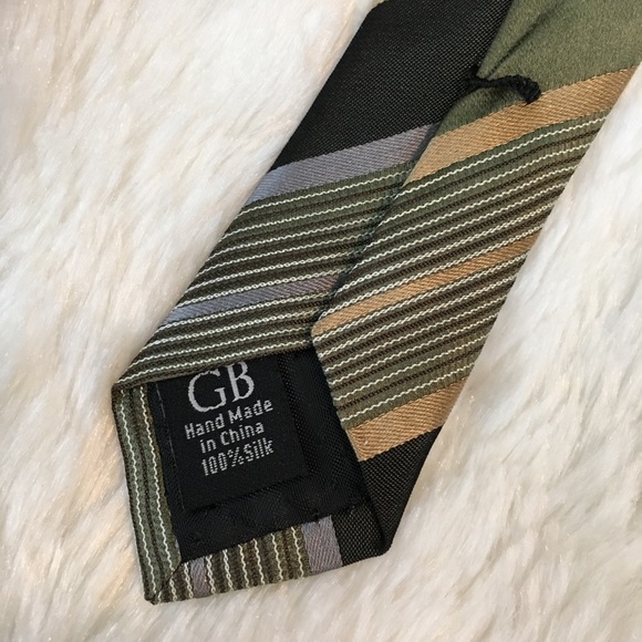 Geoffrey Beene 100% Silk Tie Long NWOT - Picture 4 of 5